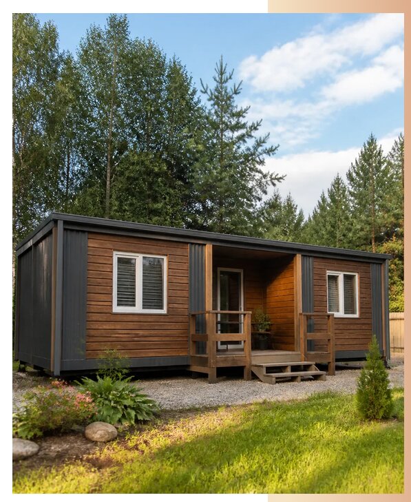 Дачный домик из двух бытовок в Полысаеве по цене от 359905 р. | БытовкаПрофи-Плс